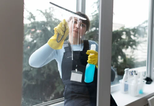 Nettoyage de vitres intérieures et extérieures à Touillon